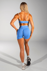 Club Athletica Impact Sculpt Seamless Crop Top Bluebell