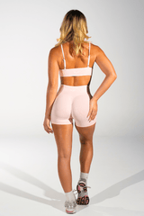 Club Athletica Impact Sculpt Seamless Crop Top Quartz Pink