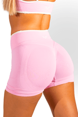 Club Athletica Impact Sculpt Seamless Shorts Candy Floss Pink