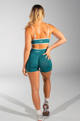 Club Athletica Impact Sculpt Seamless Shorts Teal Green