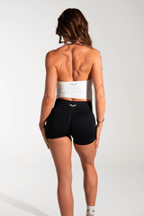 Club Athletica - Lycra Halter Tank Top - White