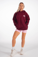 Club Athletica Oversized Hoodie Burgundy