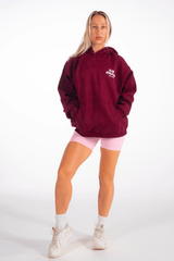Club Athletica Oversized Hoodie Burgundy