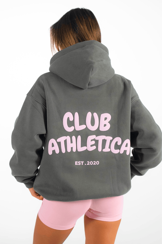 Club Athletica Oversized Hoodie Dark Grey