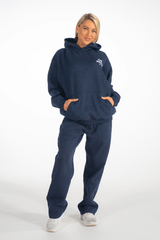 Club Athletica Oversized Hoodie Navy Blue