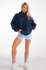 Club Athletica Oversized Hoodie Navy Blue