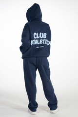 Club Athletica Oversized Hoodie Navy Blue