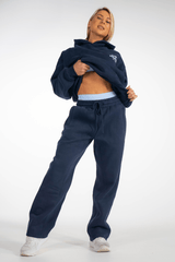 Club Athletica Oversized Hoodie Navy Blue