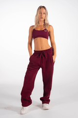 Club Athletica Oversized Sweatpants Burgundy