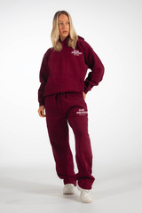 Club Athletica Oversized Sweatpants Burgundy