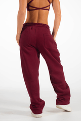 Club Athletica Oversized Sweatpants Burgundy