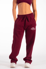 Club Athletica Oversized Sweatpants Burgundy