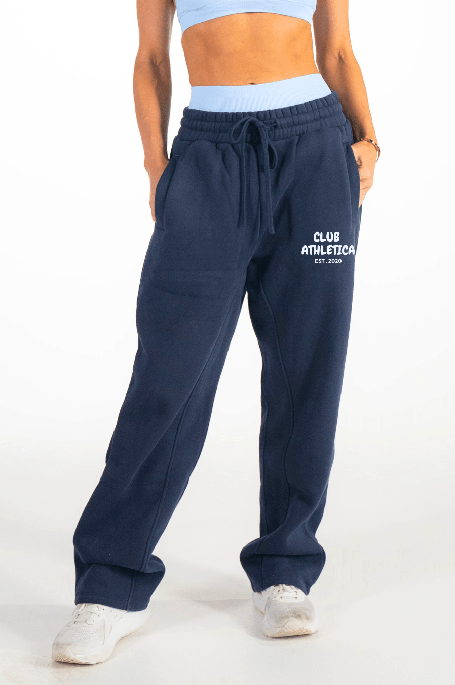 Club Athletica Oversized Sweatpants Navy Blue