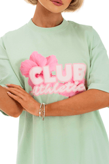 Club Athletica Oversized Tee Light Green