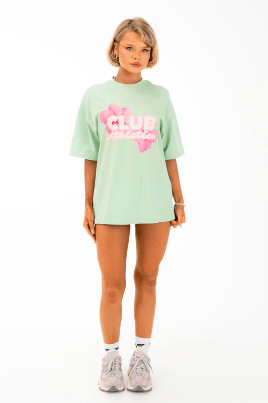 Club Athletica Oversized Tee Light Green