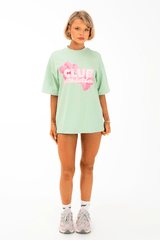 Club Athletica Oversized Tee Light Green