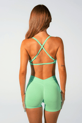 Club Athletica Sculptura Seamless Crop Top Matcha Mint