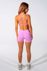 Club Athletica Sculptura Seamless Crop Top Pink