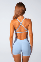 Club Athletica Sculptura Seamless Shorts Ice Blue