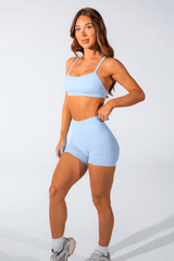 Club Athletica Sculptura Seamless Shorts Ice Blue
