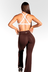 Club Athletica - Staple Twist Cross-Back Crop - White