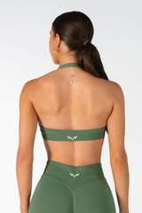 Club Athletica  Flex Seamless Halter Sports Bra