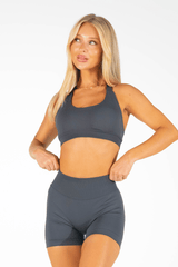 Club Athletica  Flex Seamless Halter Sports Bra