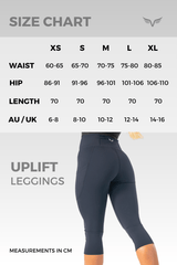 Uplift 7/8 Side Pocket Leggings - Club Athletica