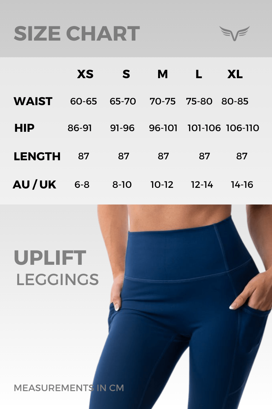 Uplift High-Waist Pocket Leggings - Club Athletica