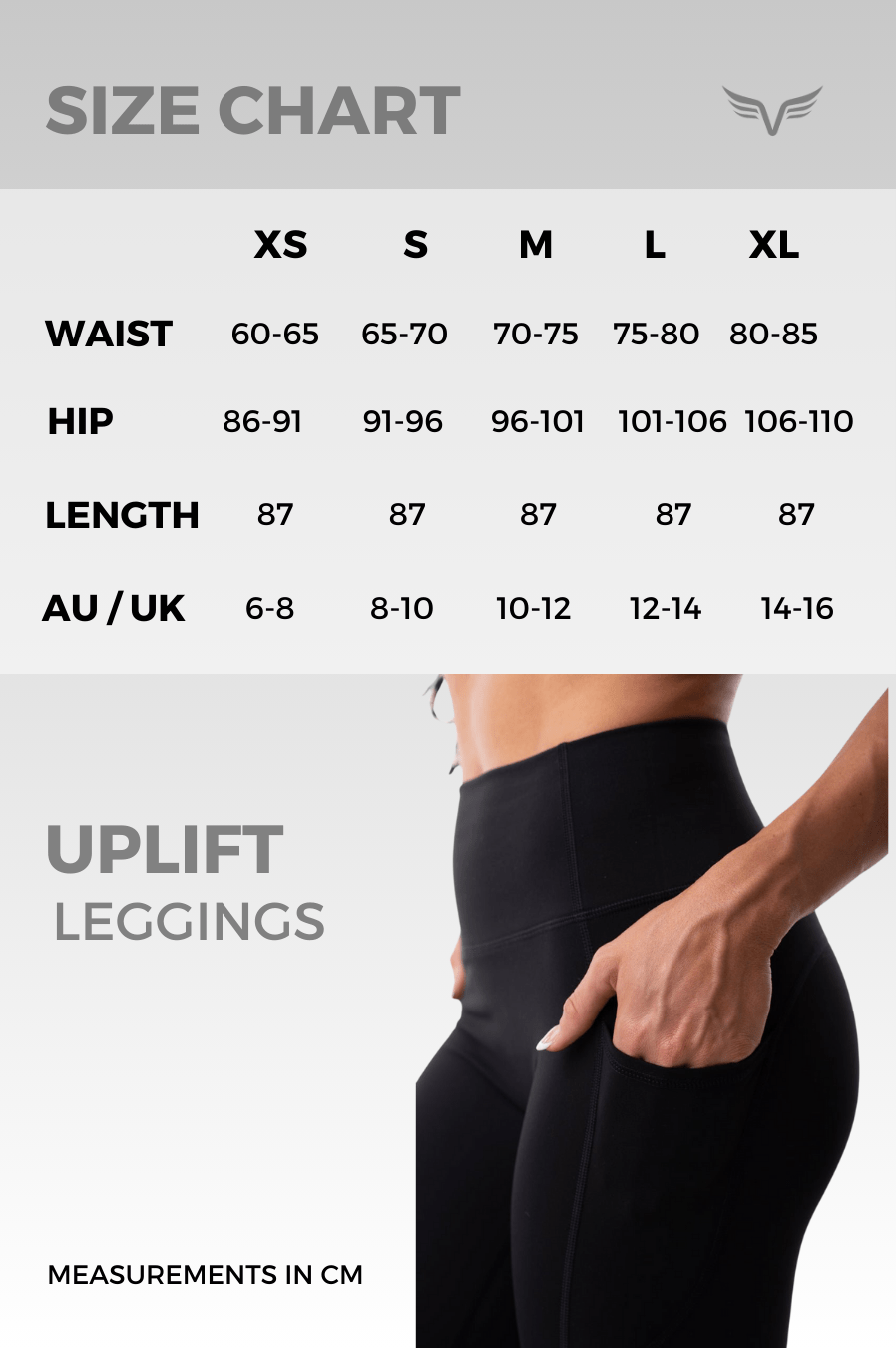 Uplift High-Waist Pocket Leggings - Club Athletica