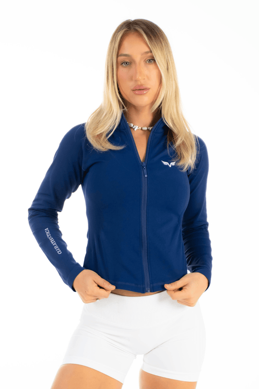 Flex Zippy Sculpt Jacket Eclipse Blue