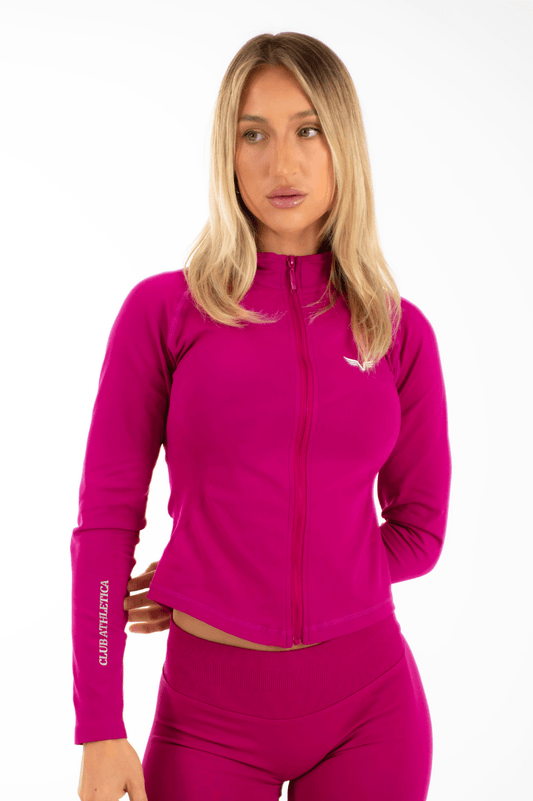 Flex Zippy Sculpt Jacket Raspberry