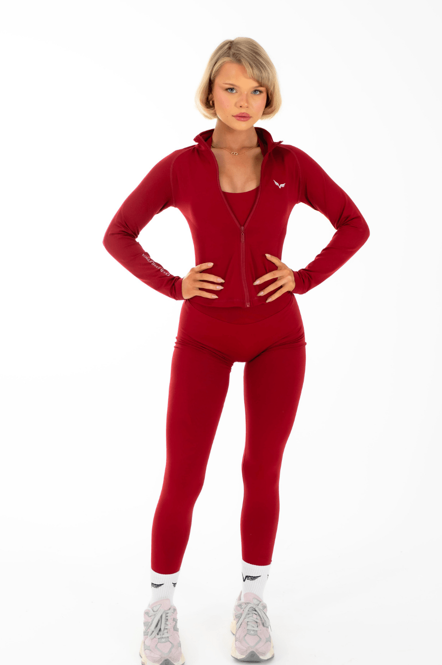 Flex Zippy Sculpt Jacket Red