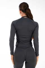 Flex Zippy Sculpt Jacket Stone Grey