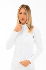 Flex Zippy Sculpt Jacket White