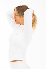 Flex Zippy Sculpt Jacket White