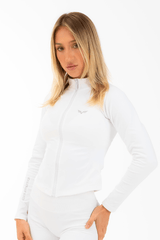 Flex Zippy Sculpt Jacket White