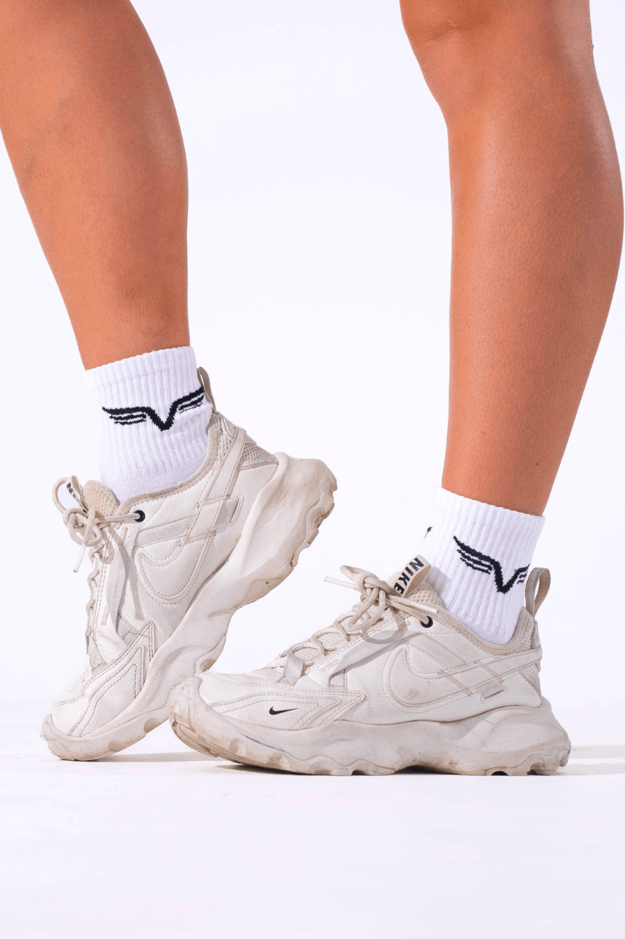 White Low Ankle Socks